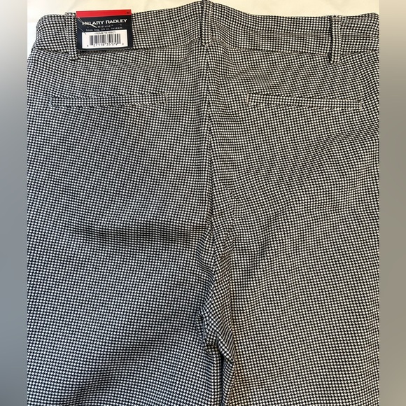 Hilary Radley Mid Rise Pull on Pants Houndstooth size M inseam 29” NWT - Picture 6 of 6